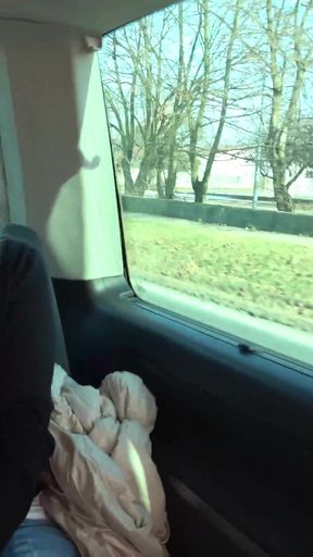 Blonde mom hardly convinced to come with horny stranger who fuck her in van