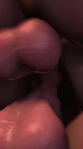 Spectacular moment from &quot;DesireSFM - Two Massive Futanari Cocks Having Fun With Busty Sexy Blondes - 3D Futanari Foursome&quot;