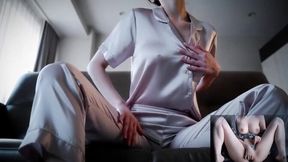 Korean AI-generated girlfriend attempts to give a fellatio but fails, while