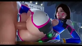 D.Va, Mercy Kirikos Hot Triad Romance Ignites in Overwatch Base