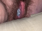 back at it with exposing the beer-can stuffed in my cunt out on my balcony!