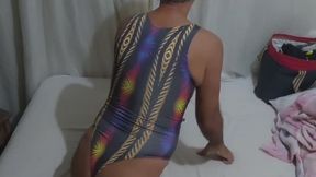 Ladysilva crossdresser in sexy body in bed