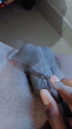Tiny clitty sissy shemale masturbate and cum like water   Clip 1