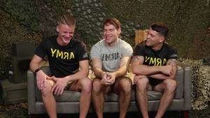 ActiveDuty: Three Hot Gay Guys In Wild Threeway