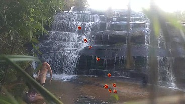 Bruxo Fire e BombomD4 flagrante na cachoeira!!! "Sem Cortes"