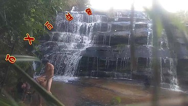 Bruxo Fire e BombomD4 flagrante na cachoeira!!! "Sem Cortes"
