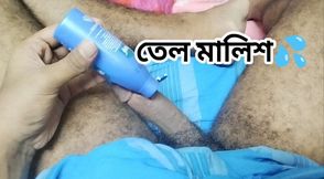 Desi Lungi Boy - Hard Dick Oil Massage and Hardcore Solo Flex