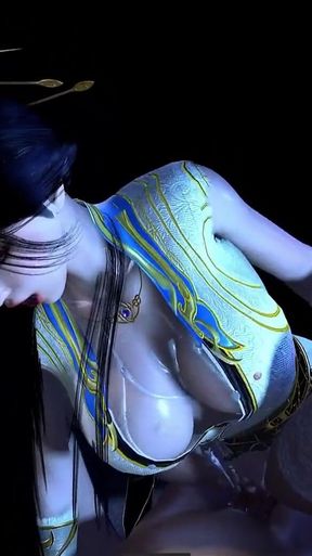 The Goddess of Scarlet Desire in 3D - 3D Animation Hentai
