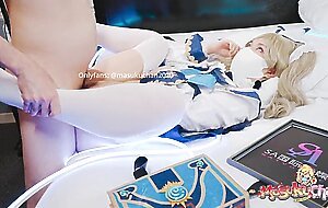 Barbara's Slutty Blowjob and Watery Squirt! Got addicted to SeX now Genshin