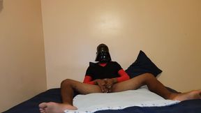 Darth Vader stroking his long hard cock