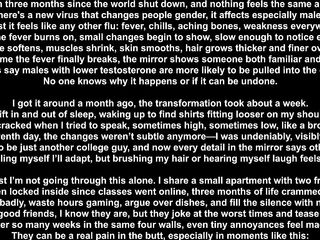 Sissy Caption Story - Living with 2 roommates