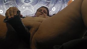 pov - this is what it looks like when luna fucks her pussy with a h0rse dildo!