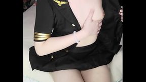 Hottie Flight Attendant is your Personal Whore