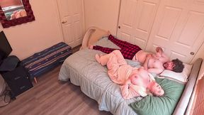 stepsister shares a bed and wants you inside her