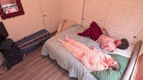 stepsister shares a bed and wants you inside her