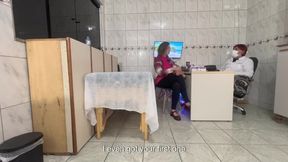 Doctor orders anal play and instructs patient to keep the semen inside using a plug.