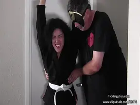 Fighter Kim Chi in the Door Frame