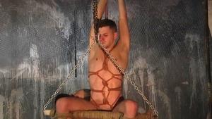 Boynapped.com: Uncut dick Dmitry Osten chained