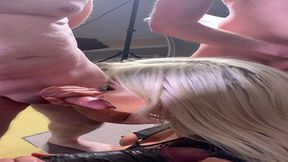 fan blow bang with rebecca more and sophie anderson!
