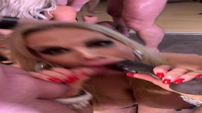 fan blow bang with rebecca more and sophie anderson!