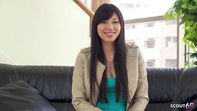 sexy japanese teen masturbate in front of camera with clit vibator to intense orgasm