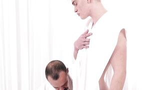 BoyMissionary.com - Mormon elder delivers a divine ass banging to his young, submissi