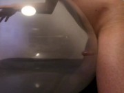 Clear Balloon Fuck and cumming inside