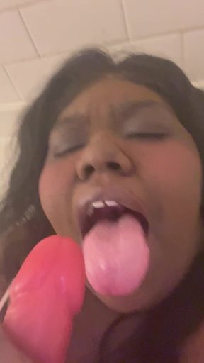 Playing With The Rock Hard Cock