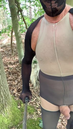 A walk in the woods.