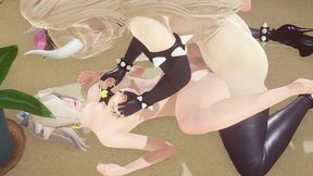 mario bross hentai - rosalina is fucked by bowssette futanari - japanese asian manga anime game porn