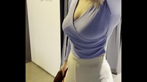 Cet apr&egrave_s-midi essayage ( on a fais quelques coquineries dans les cabines ...