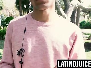Straight Latino gets pounded hard bareback in POV