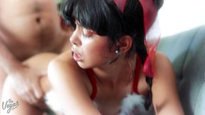 the grinch fucked christmas – cindy lou got a facial instead of a gift