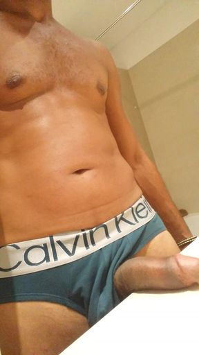 I Made a Very Hot Video with My Dark Green Underwear