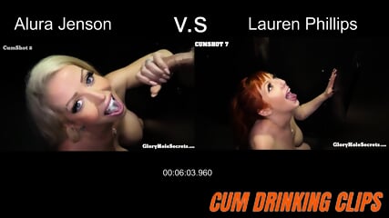 Alura Jenson V.S Lauren Phillips - Gloryhole