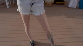 Smoking by the pool!