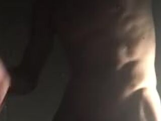 Male Model showing off and smacking his cock for fun