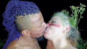 Brazilian Indians kissing and licking faces. -Part 2- SUBTITLED -