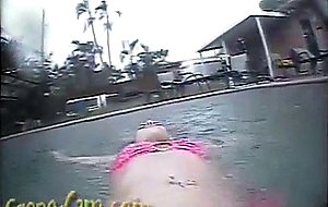 Teen tracy jumped by madman underwater