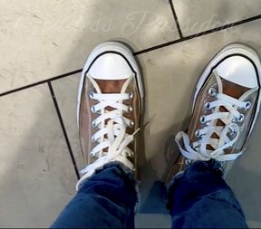 Sweaty Converse and Flip Flops JOI at Starbucks