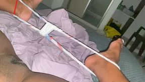 Neighbor sends me a video masturbating at the night when her husband is not home