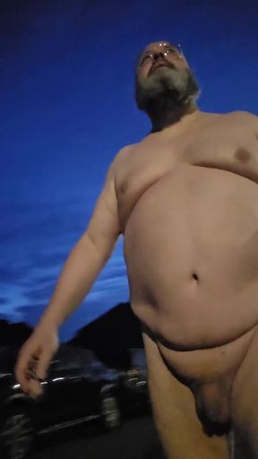 Nude Walk Around the Neighborhood