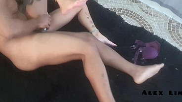 Minha mulher - Caroleta Roots - Falou e eu obedeço, Ela disse, Não vai jogar futebol não vem fuder comigo, E nos tranzamos gostoso e eu meti vários gol na safada