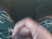 Early morning quick nut in the car