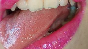 I lick my lips