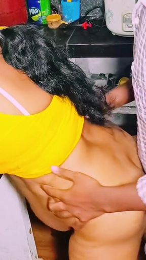 Emotional moment from &quot;Desi bhabi kitchen sex with husband&amp;#039;s brother. Telugu dirty talks..&quot;
