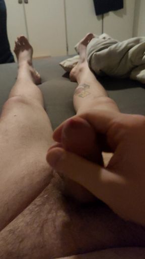 enjoying myself with Fleshlight in bed