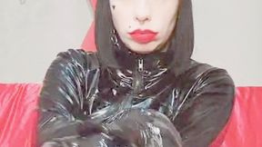 Rubber Seduction: The Gloved Touch of Queen Amy Addams