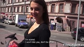 European Beauty Creampied by Tricky Agent's Cumshot