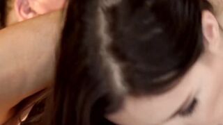 Bouncy Big Boobs Teen Rides Daddy's Monster Dick in Hardcore POV